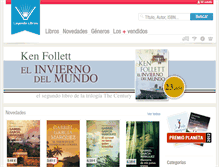 Tablet Screenshot of leyendolibros.com